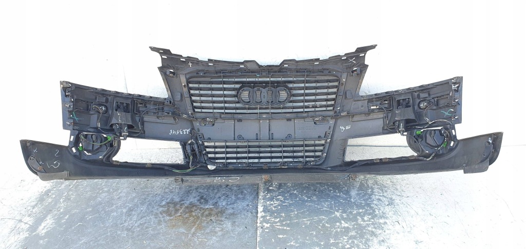 фото №11, Audi a8 d3 4e lift 05-07 бампер перед передний 4e0807437aa