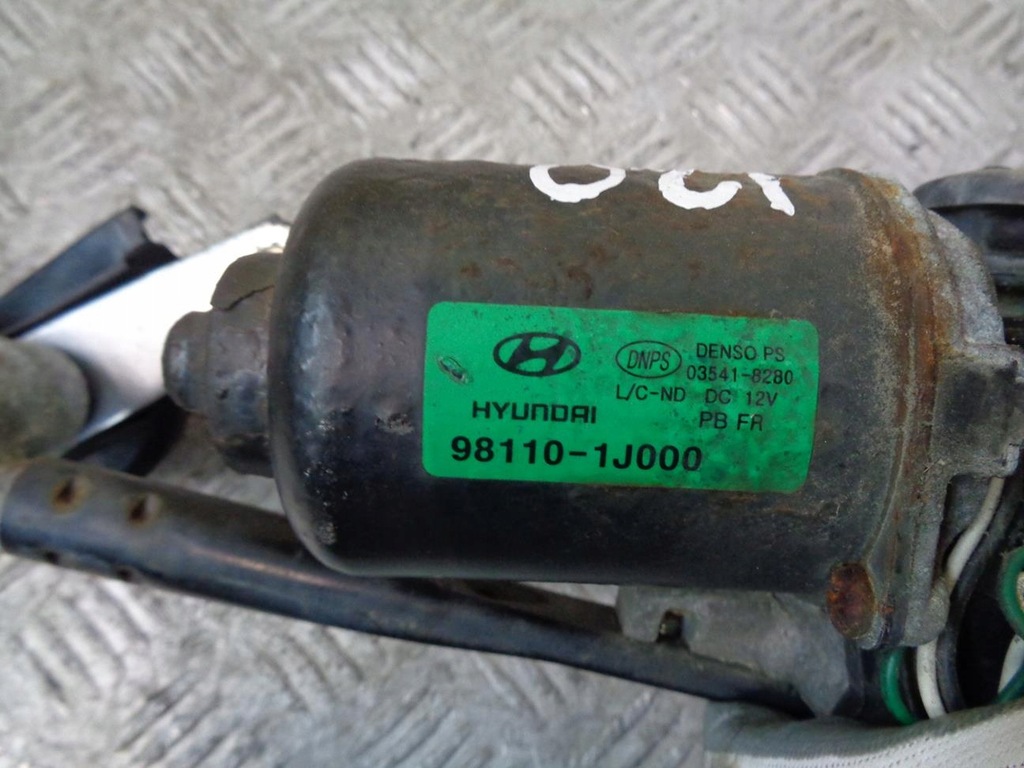 фото №8, Моторчик + механизм дворник перед hyundai i20 i 08- 98110-1j000 eu