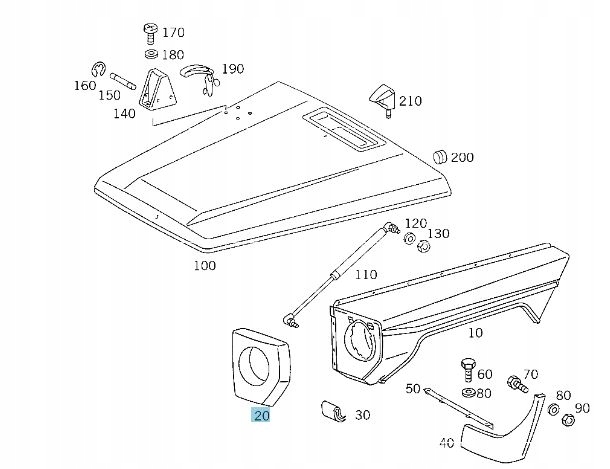 Панель фари рамка фара mercedes gelenda w460 w461 Доставка