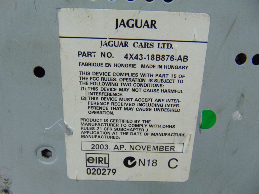 фото №5, Радіо програвач jaguar x-type 4x43-18b876ab