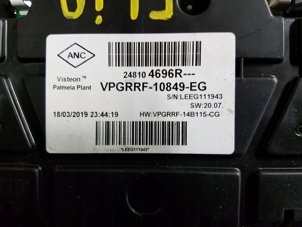 фото №3, Счетчик приборы renault clio iv 0.9 248104696r