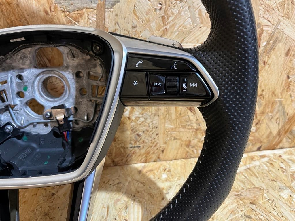 фото №6, Воздуховод лепестки переключения audi a6 s6 c8 4k s-line срезанная кожа оригинал демонтаж