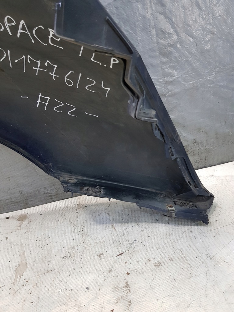 фото №14, Крыло renault espace 4 левый перед granatowy