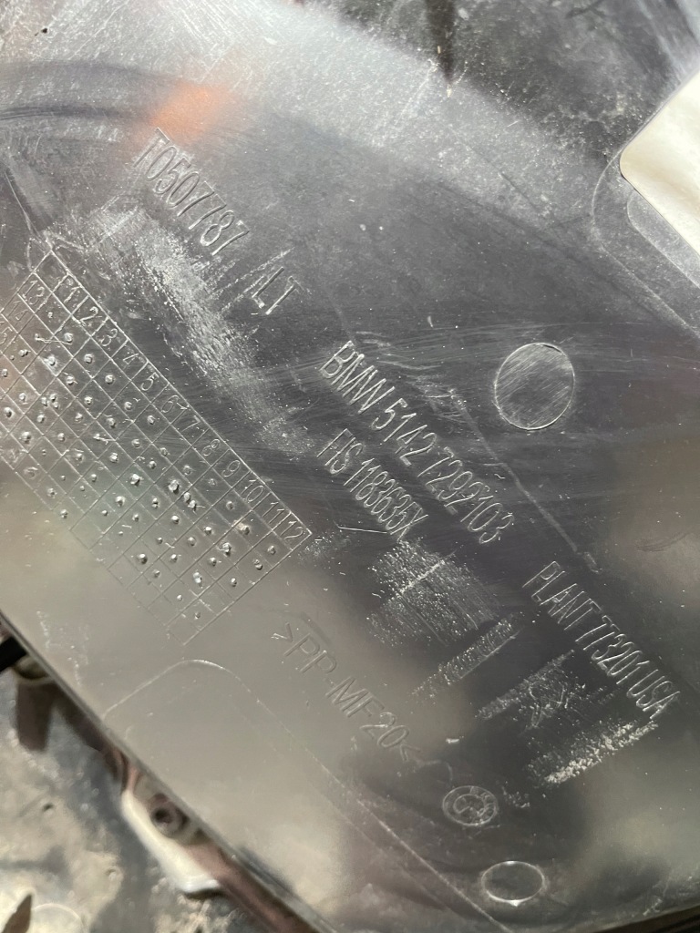 фото №10, Обшивка оббивка двері шкіра коричневий лівий задня задній bmw x5 f15 7292103