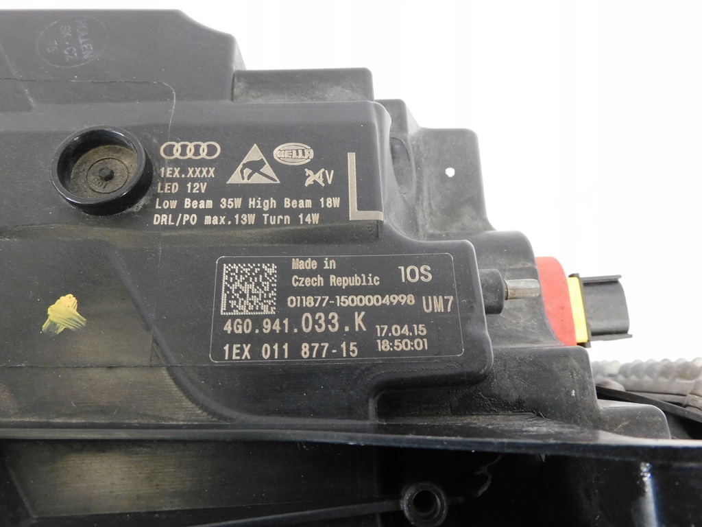 фото №16, Audi a6 c7 4g lift s6 лампа левая full led usa 4g0941033k комплектная