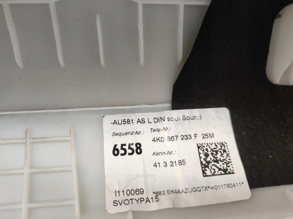 фото №11, Захист обшивка стійка a лівий перед alcantara audi a6 rs6 c8