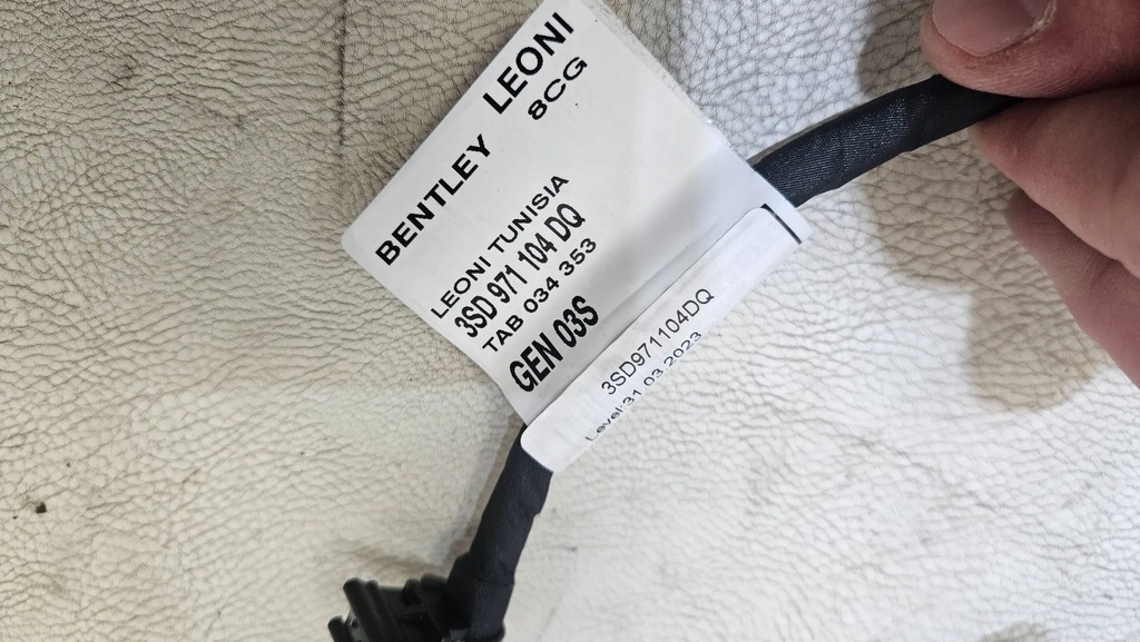 фото №9, Жгут электропроводка pdc датчик bentley continental gt 3sd971104dq nowe