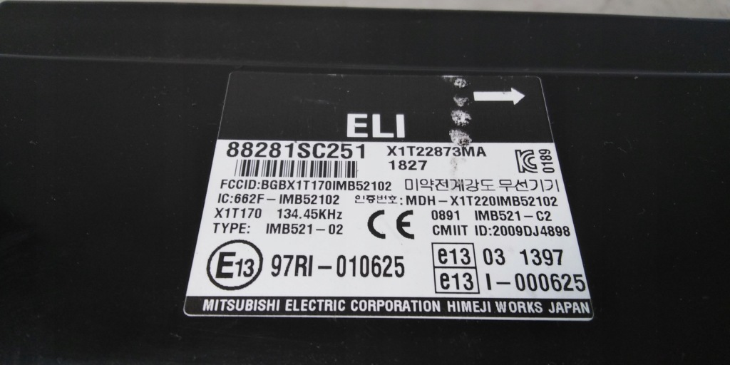 фото №3, Subaru forester iii модуль блок управления ecu 88281sc251