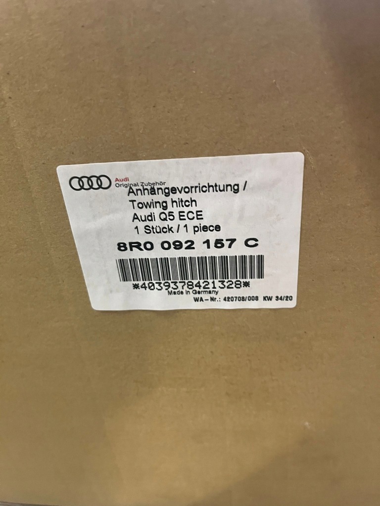 фото №8, Hak буксирувальний audi 8r0092157c