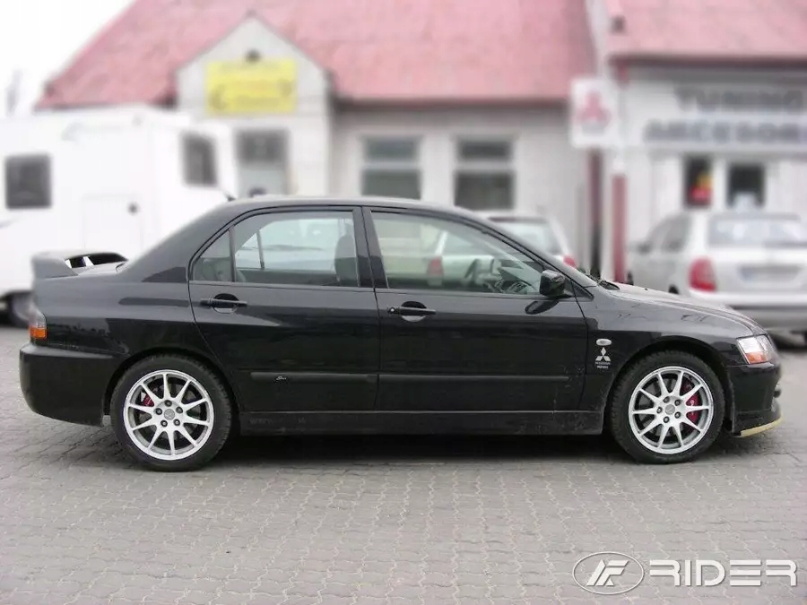 фото №3, Mitsubishi lancer evo 8 2003-05 накладки бічний