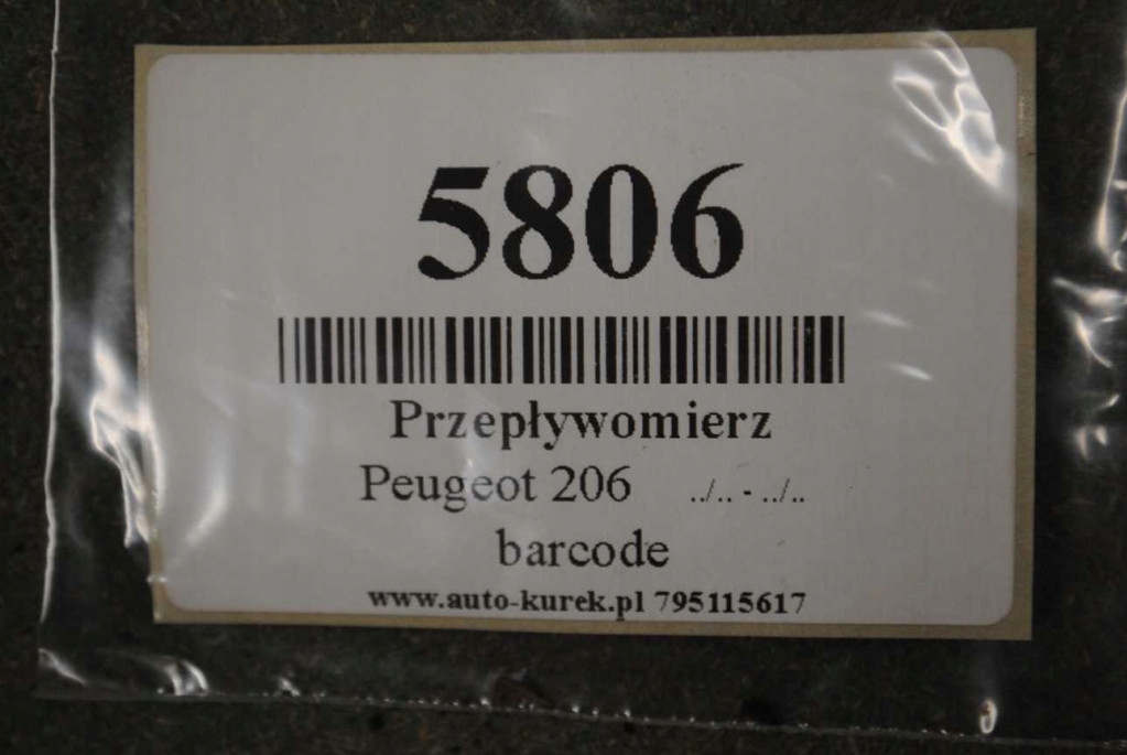 фото №6, Peugeot 206 2.0hdi расходомер 5wk9623z