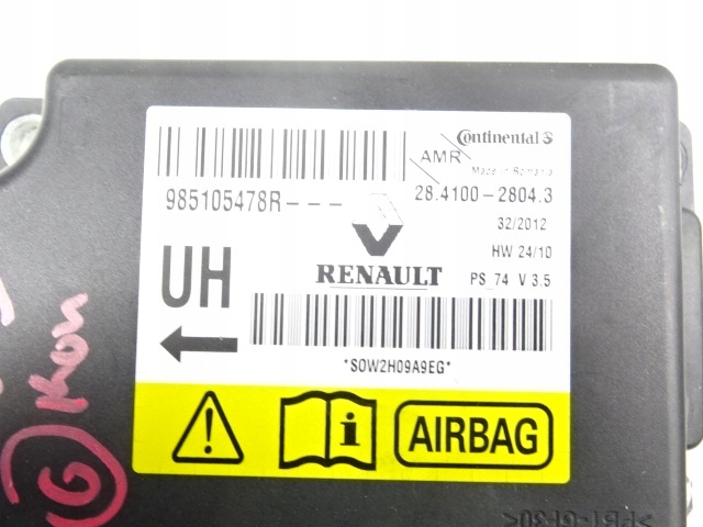 фото №9, Подушки безопасности, ремни kpl. renault megane iii lift