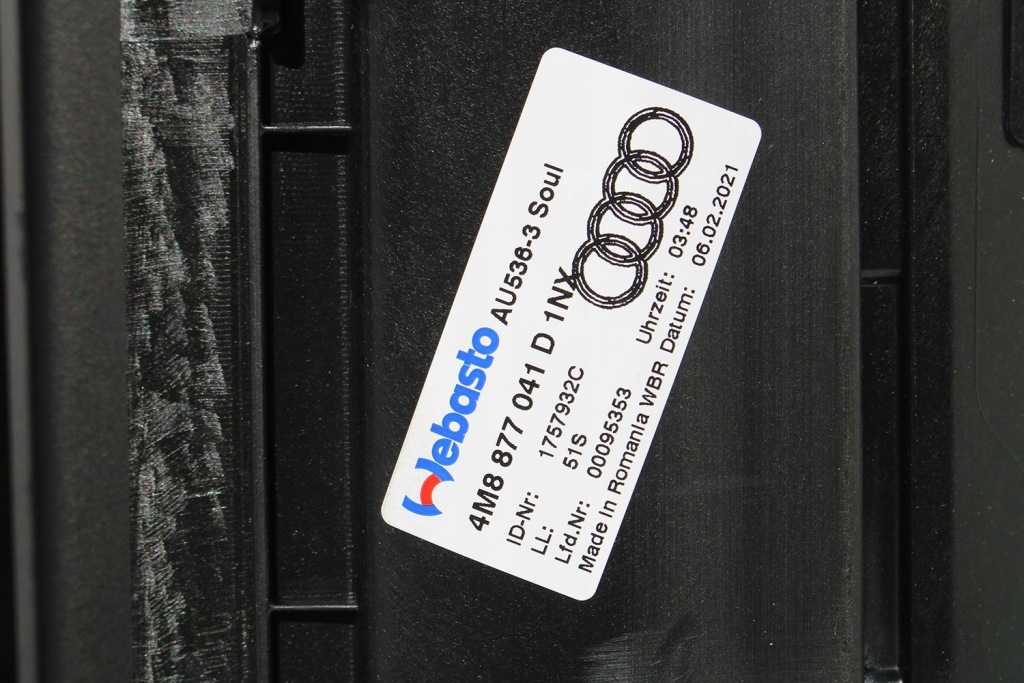 Audi q8 rsq8 дах скляний solar панорама 4m8877041d 4m8 877 041 d szyberdac в Україні