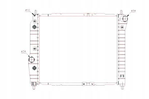 фото №2, Nrf радиатор двигателя chevrolet aveo / kalos