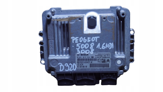 фото №1, Peugeot 5008 3008 блок управления двигателя 9666986680