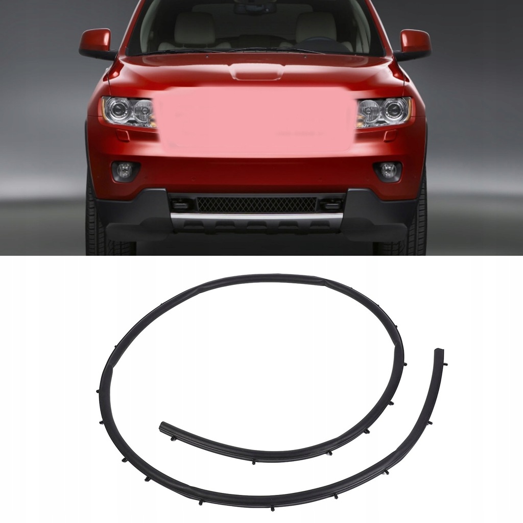 фото №16, Молдинг ущільнювальна капот 68070493aa посилена прокладка капот двигуна гумовий