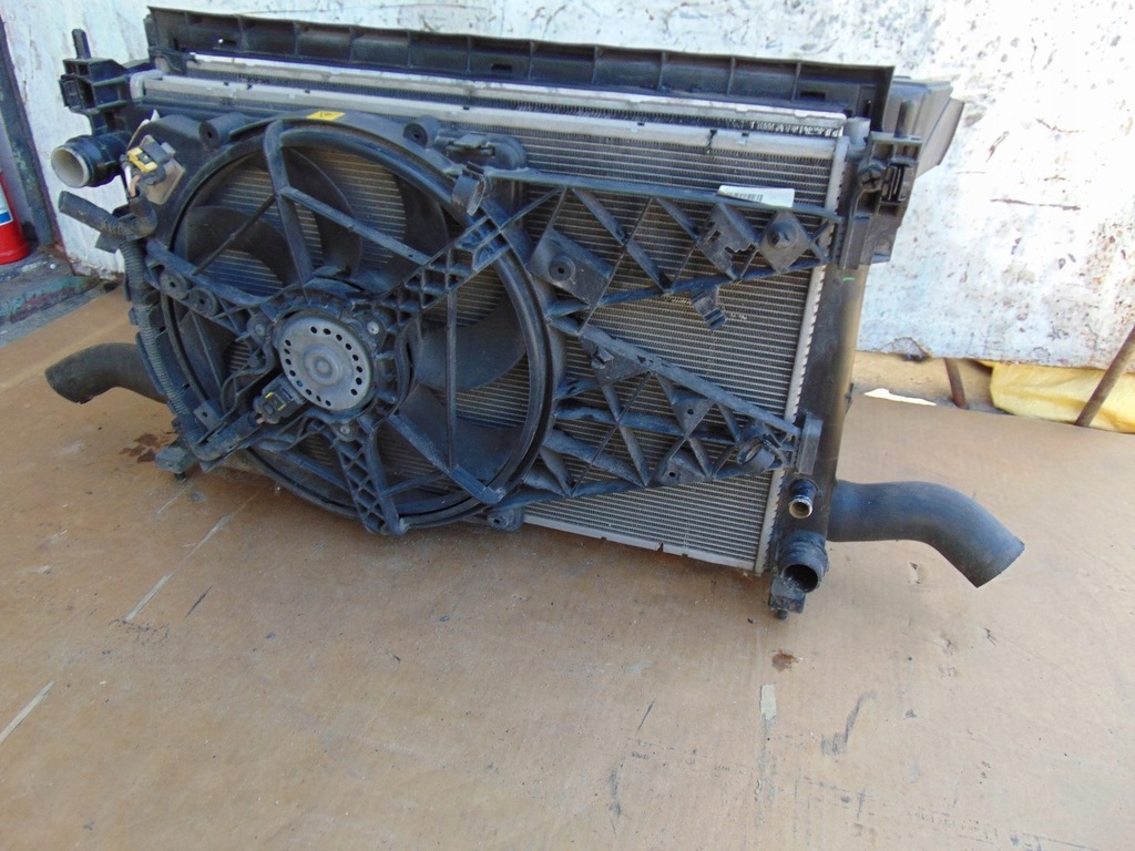 фото №11, Комплект радіатор вентилятор combo d doblo ii 1.6 cdti jtd 518207190