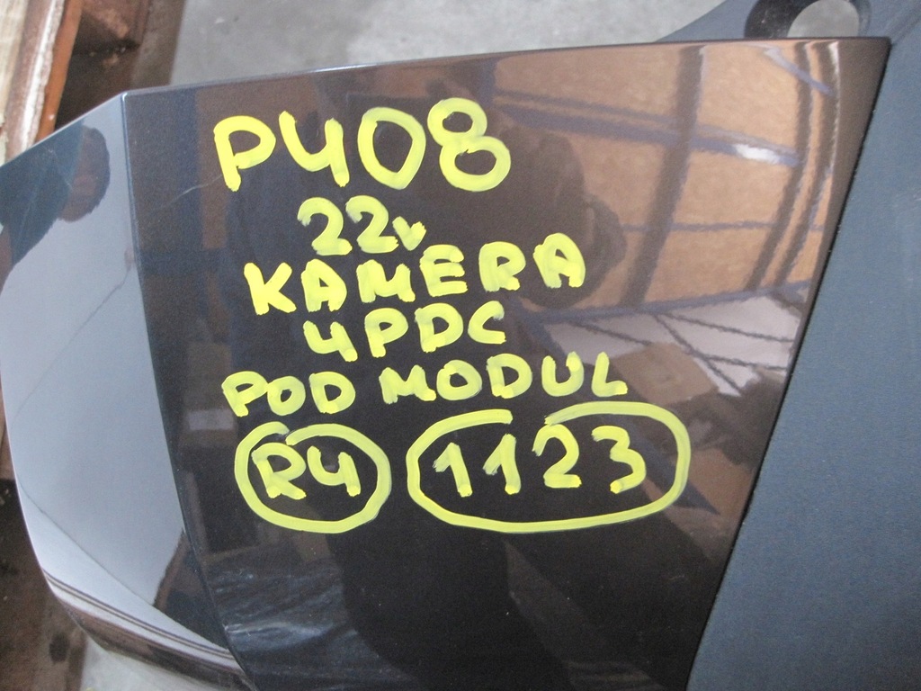 фото №14, Бампер задня peugeot 408 камера 4 pdc 22r задній