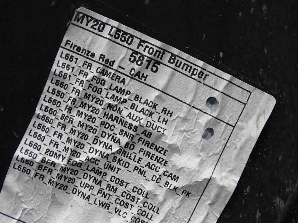 фото №13, Бампер перед капот led land rover discovery sport l550 2019 2020