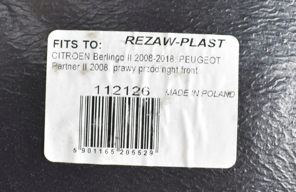 фото №4, Citroen berlingo ii подкрылок правое перед передние nowe