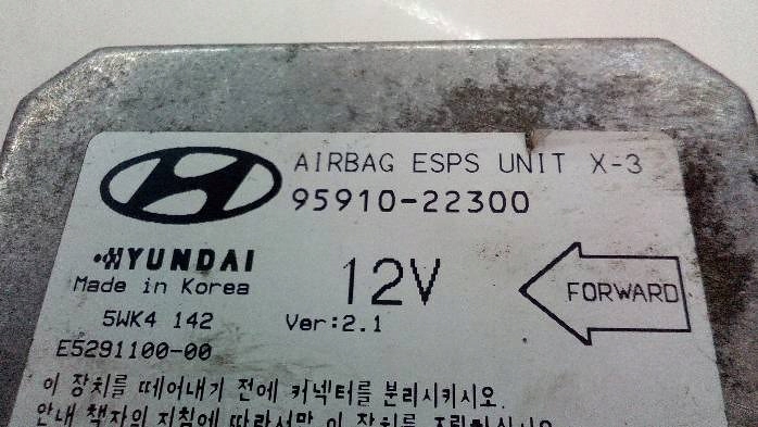 фото №9, Модуль датчик подушка безпеки hyundaiaccent 1,3b 95910-22300
