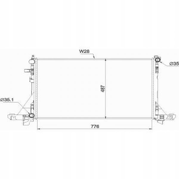 Купити Радіатор renault master 3 02.2010-
