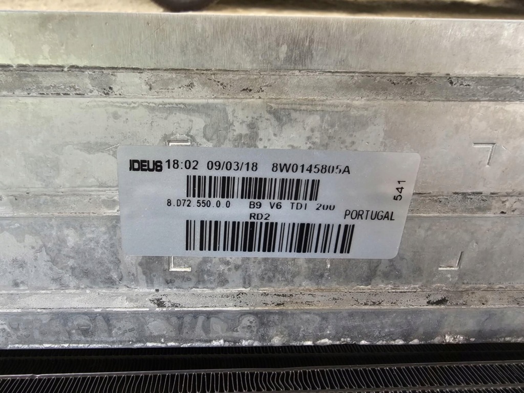 Радиатор вентилятор ремень передний усилитель балка audi a6 c8 4k 286 km Оригинал