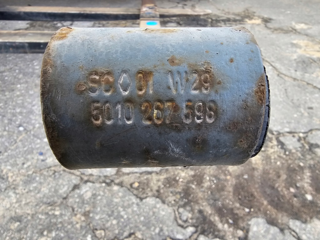 Ресора передній перед лівий правий 1 щітка 8 cm renault midlum dxi dci 19.5 Оригінал