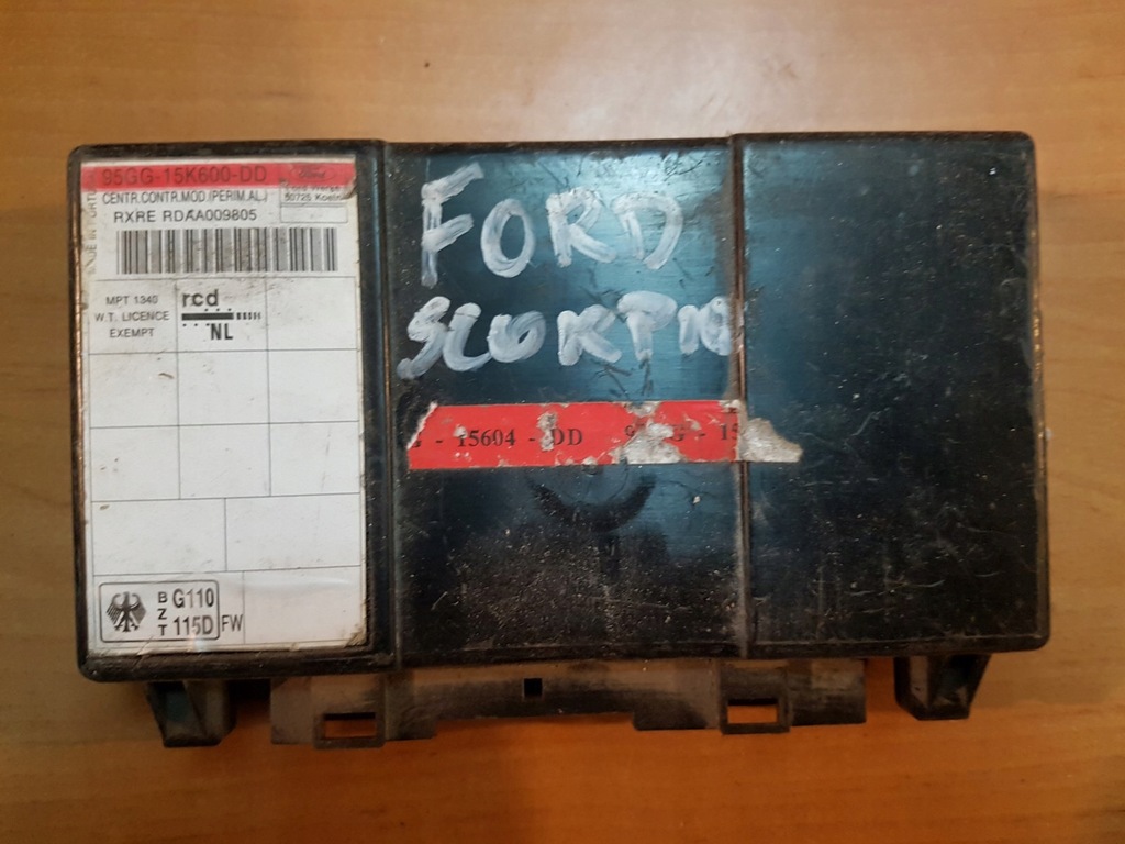 фото №1, Бортовой компьютер блок управления двигателя ford scorpio