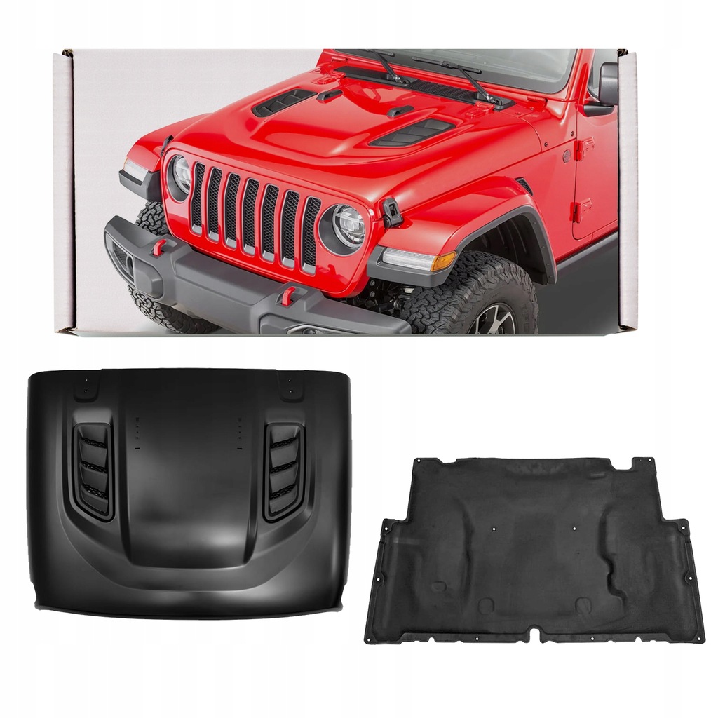 фото №1, Jeep wrangler jl 2018+ eu капот rubicon с wygłuszeniem