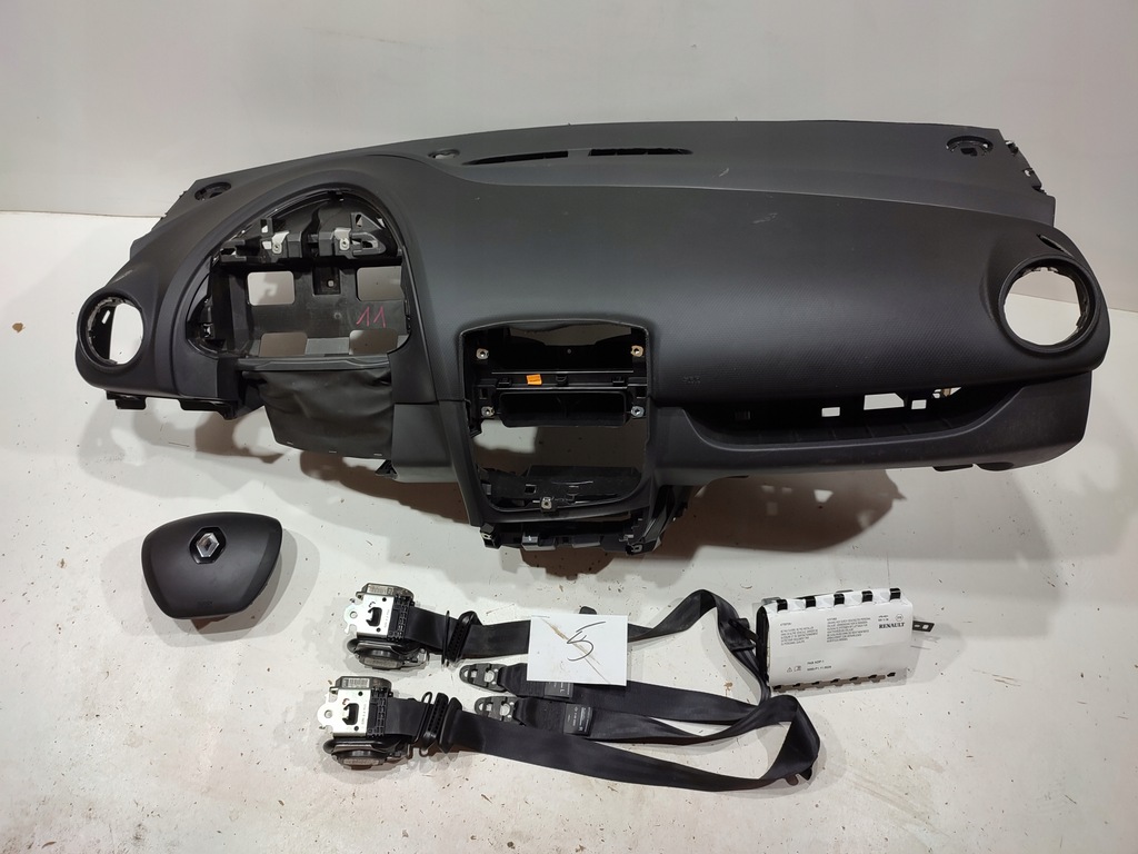 фото №1, Clio iv панель приладів консоль подушка безпеки подушки безпеки ремені