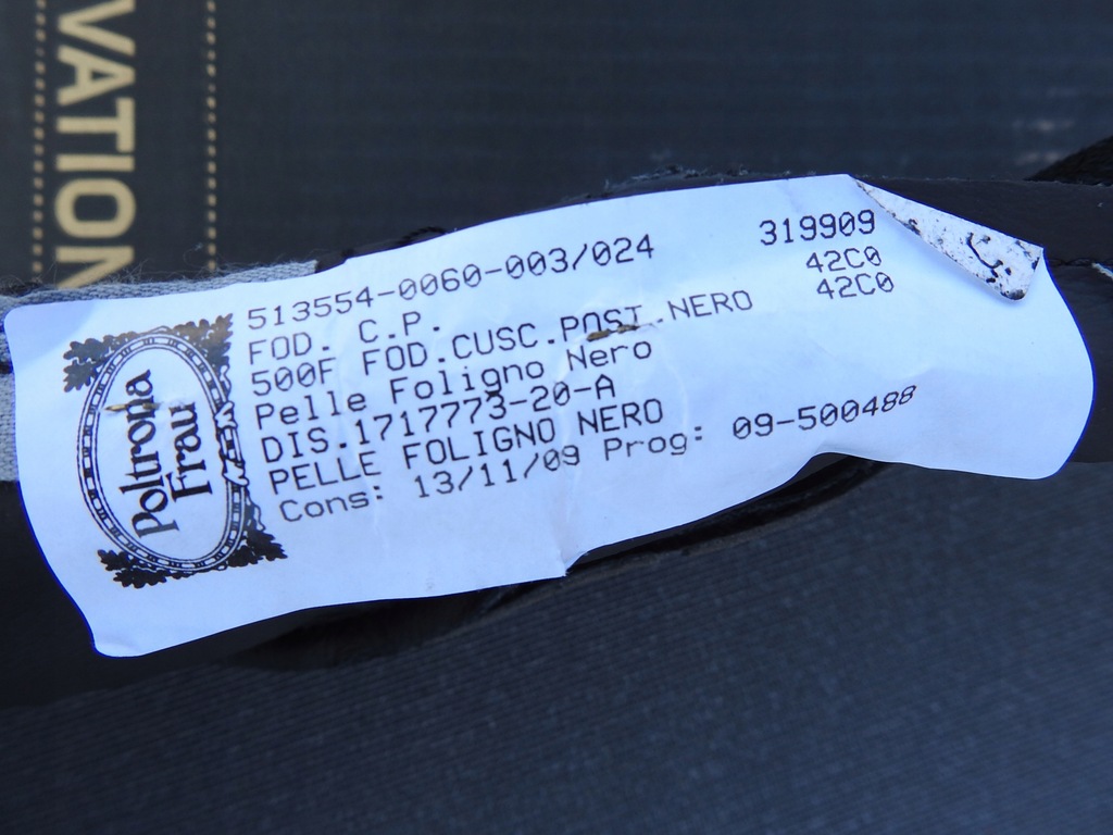 фото №5, Обшивка кожаный сиденье сиденье fiat 500 кожа