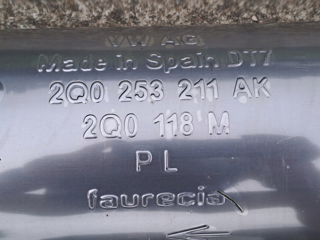 фото №13, Вихлоп гасник труба вихлопна 1.5 tsi seat arona fr lift 24r 9.032km