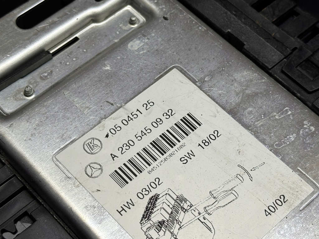 фото №3, Mercedes r230 модуль sam a2305450932