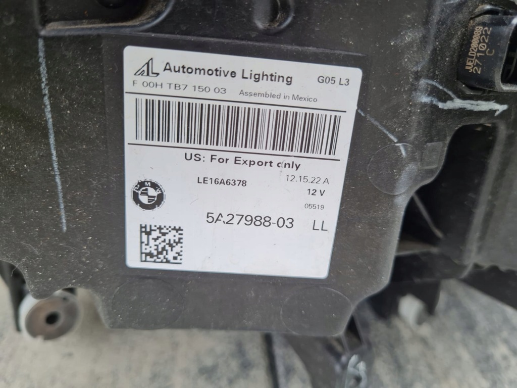 Bmw x5 x6 g05 g06 фари перед full led адаптивний 5a27988-03 9481783-08 Зі Шроту