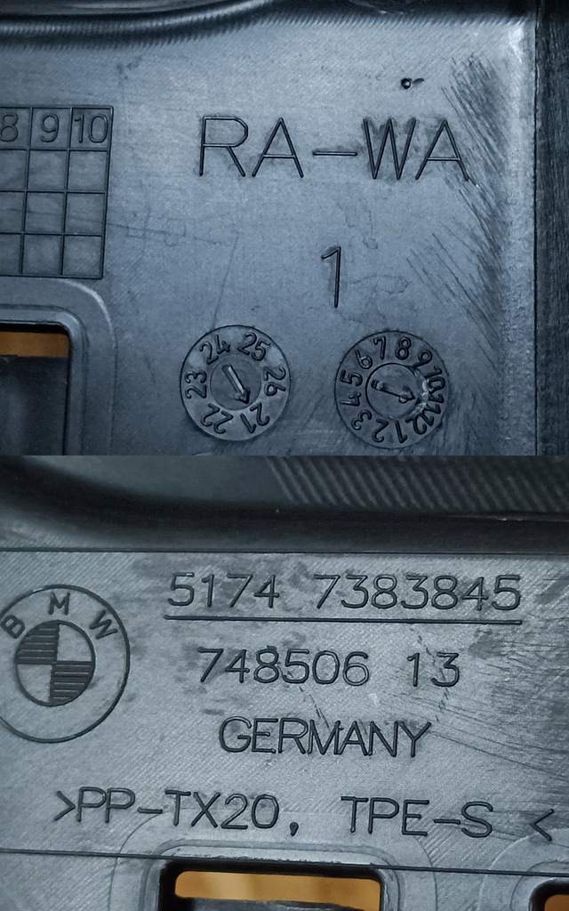 фото №14, Bmw 5 f90 g30 g31 воздуховод канал воздуха радиатора верхний 51747383845