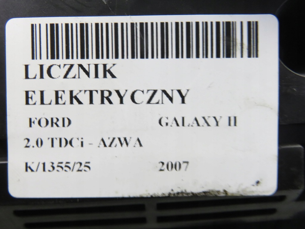 фото №5, Лічильник ford galaxy ii 2.0 tdci 6m2t10849cm 6m2t14c026aj 6m2t14c088aj