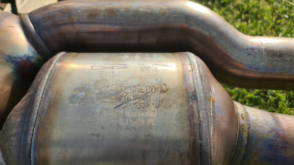 Система випускний вихлоп гасник каталізатор bmw m2 g87 8096118 Доставка