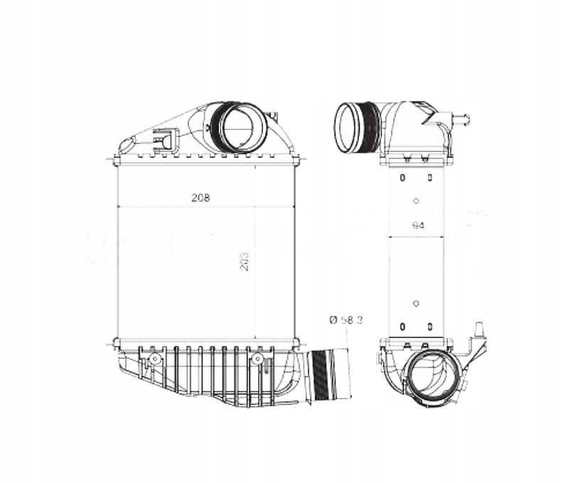 Купить Интеркулер audi a6 c6 08- 4f0145805j