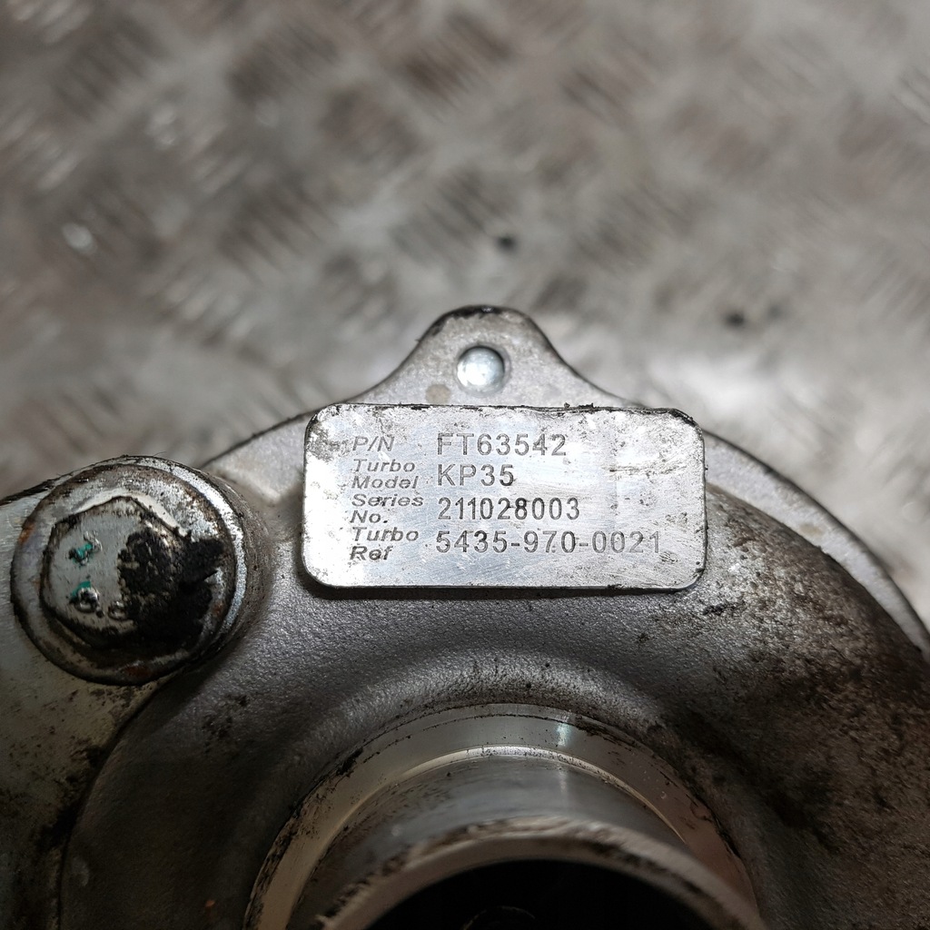 фото №6, Турбіна турбонагнітач peugeot 307 ft63542 1.4 hdi