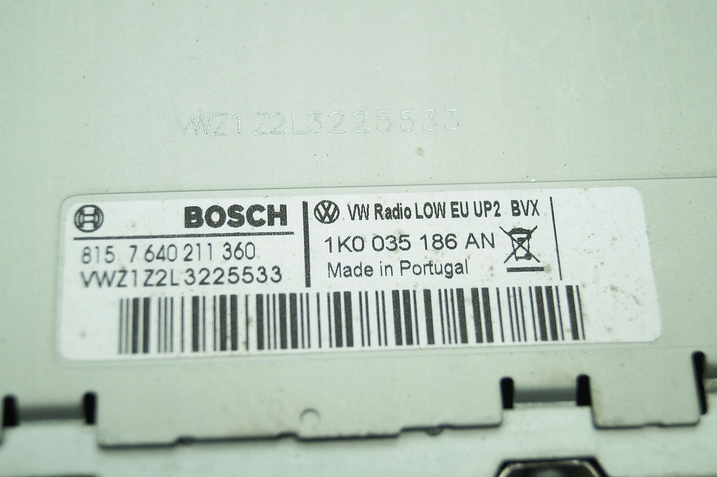 фото №5, Радио vw golf vi passat b7 jetta a6 vi