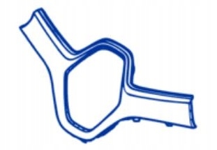 фото №1, Молдинг бампера решетка решётка радиатора renault zoe ph1 do 2019 оригинальный номер aso