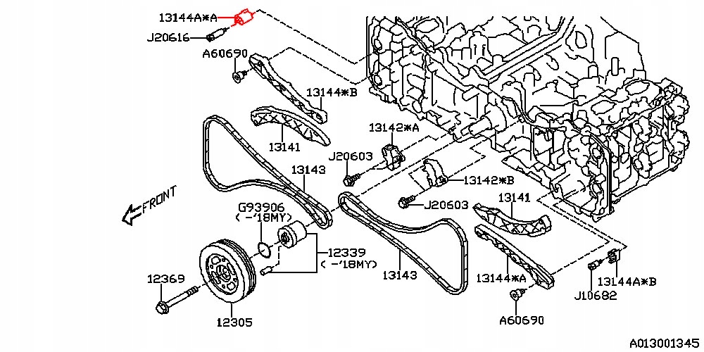 фото №9, Направляющая боковой двигатели fa/fb impreza forester brz legacy xv levorg