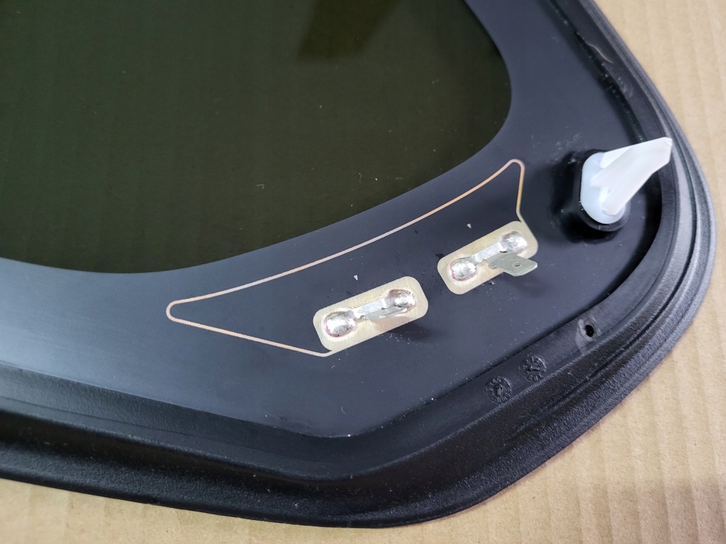 фото №8, Toyota rav-4 v 19r-- стекло боковая задняя правая кузовная подогрев