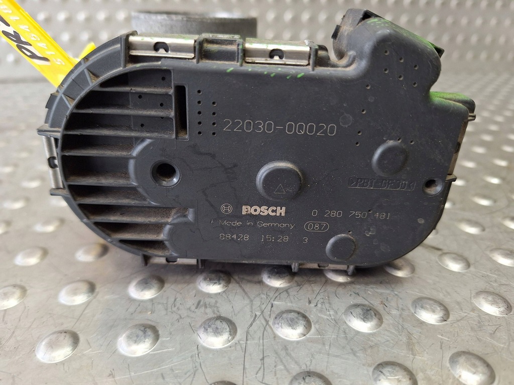 фото №8, Дроссельная заслонка 0280750481 22030-0q020 toyota aygo ii yaris ii 1.0 vvti