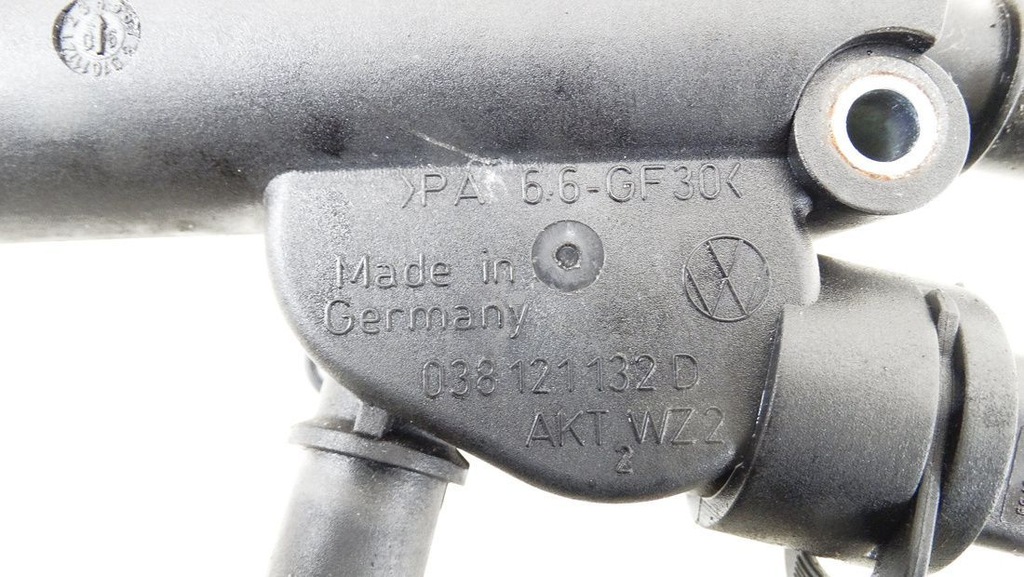 фото №12, Труба охолодження audi a4 8ec, b7 038121132d 2.0l дизель 100kw 2007