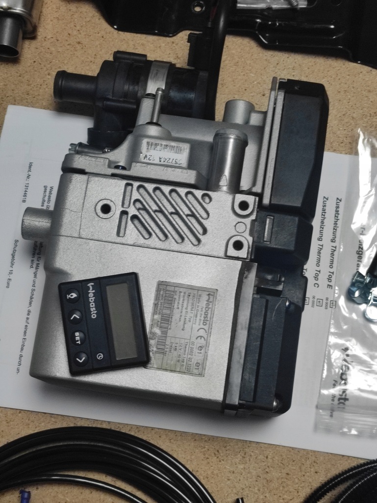 фото №9, Webasto peugeot partner 1.6hdi приборная панель thermo top c 5 kw 12v analog!