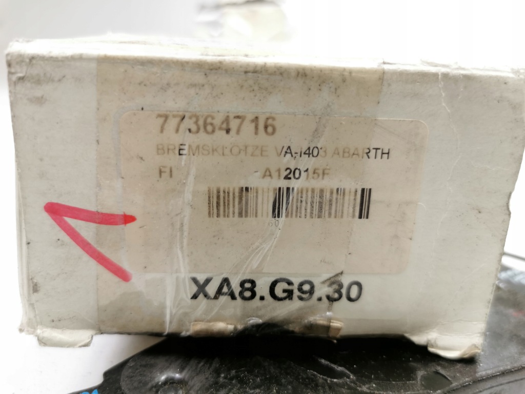 Гальмівні колодки гальмівні перед bosch fiat punto evo 0204207944 Доставка