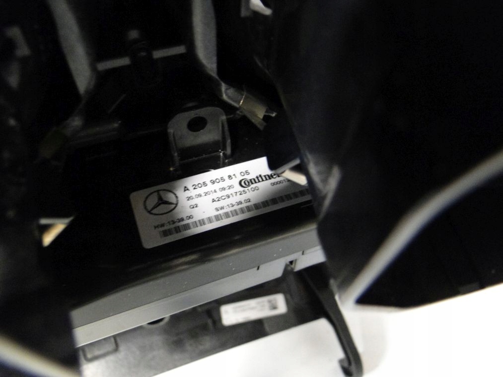 фото №9, Mercedes c klasa 205 панель блок керування кондиціонер світла