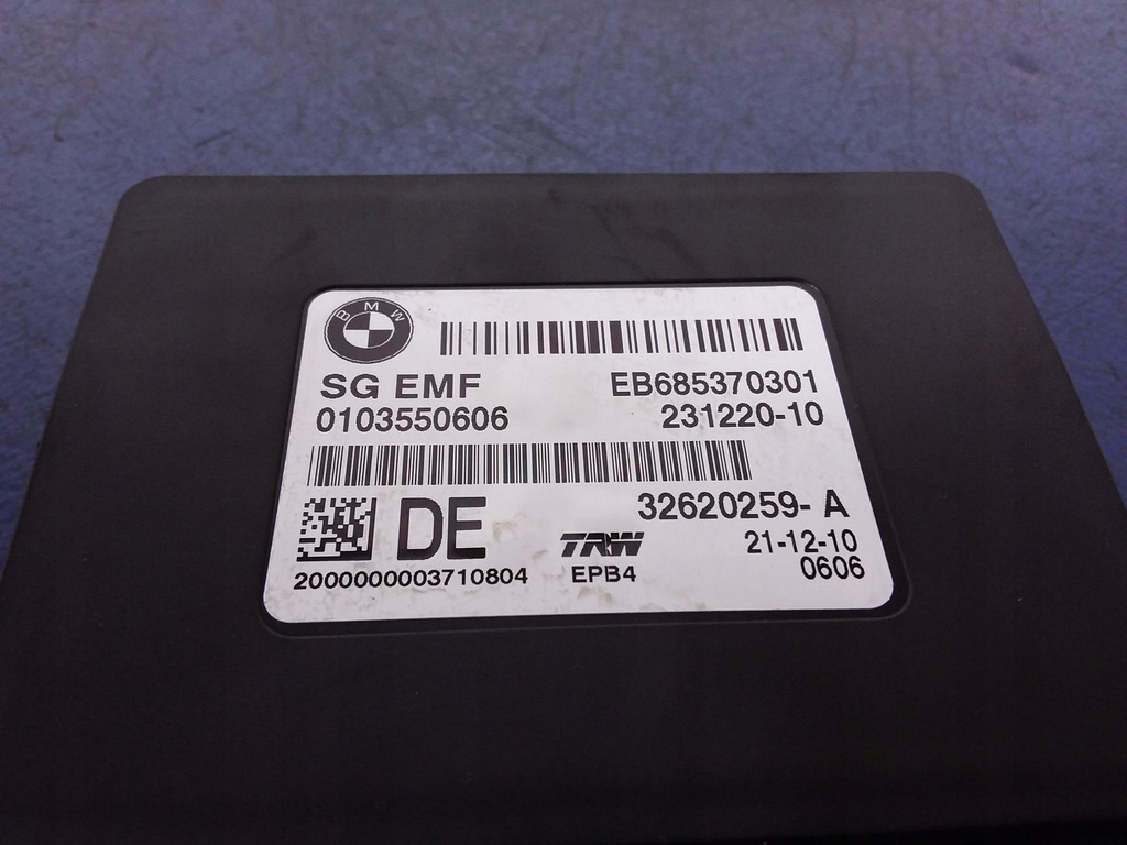 фото №4, Bmw 5 f10 f11 модуль блок управления тормоза ручного